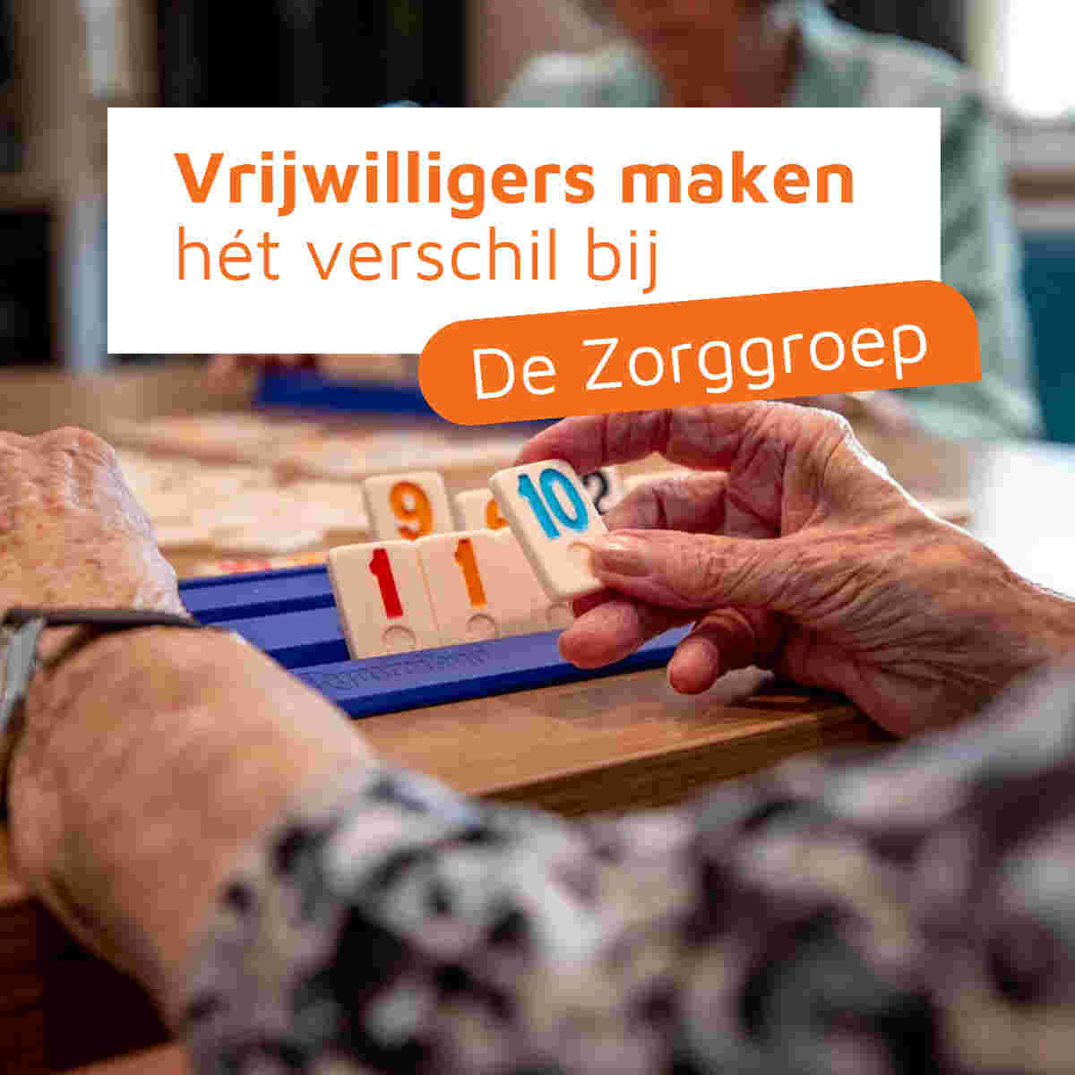 Vrijwilliger voor groepswoningen met mensen met dementie