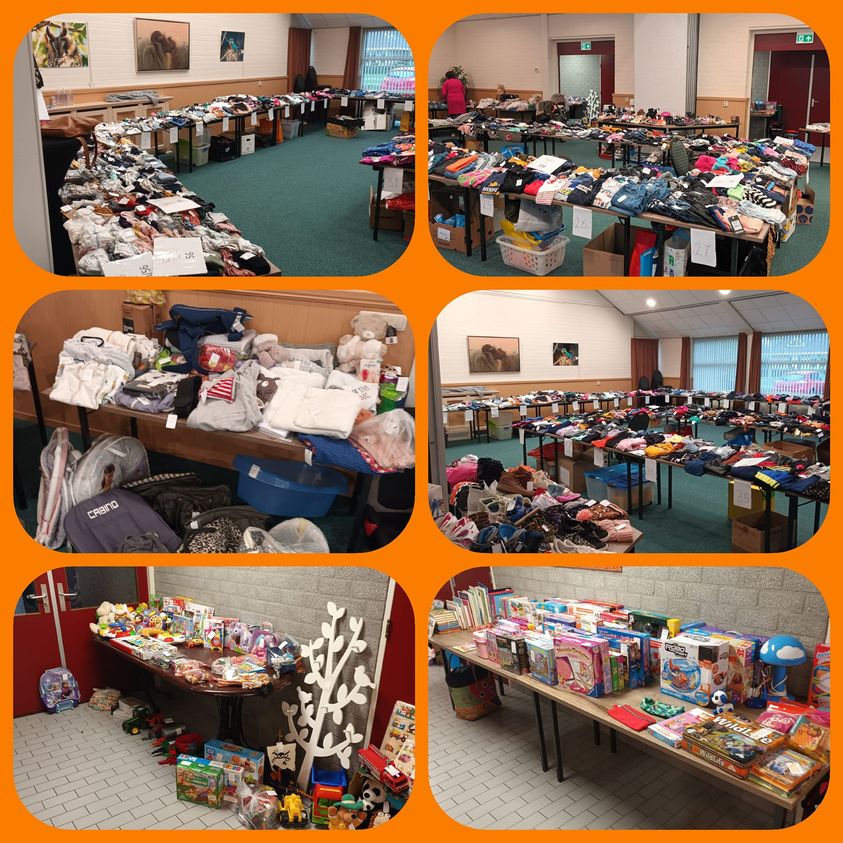 Kom jij ons helpen met de kleding - speelgoedbeurs Oldemarkt