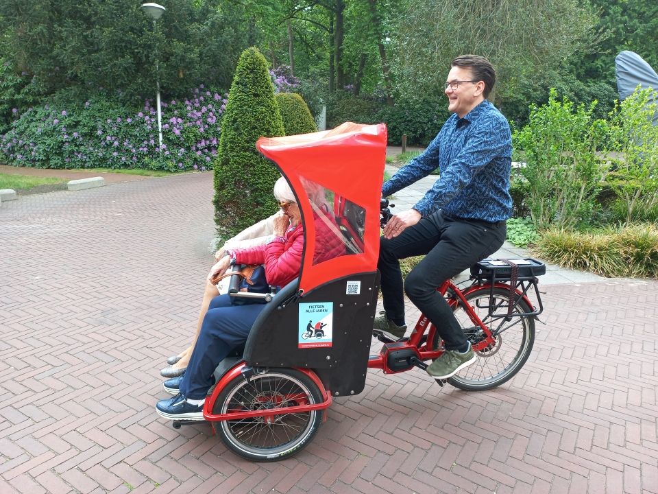 fietsvrijwilliger voor de riksja