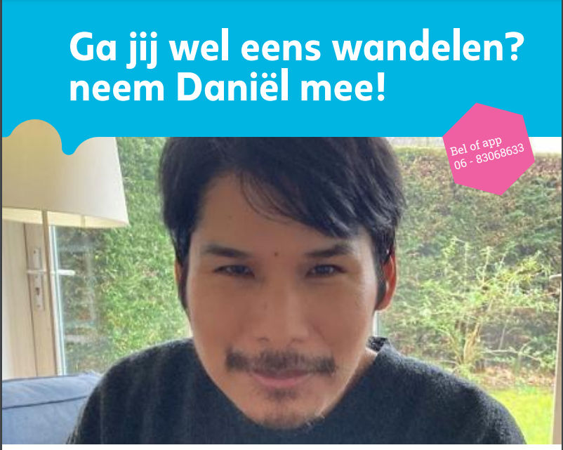 Ga jij wel eens wandelen? Neem Daniël mee!