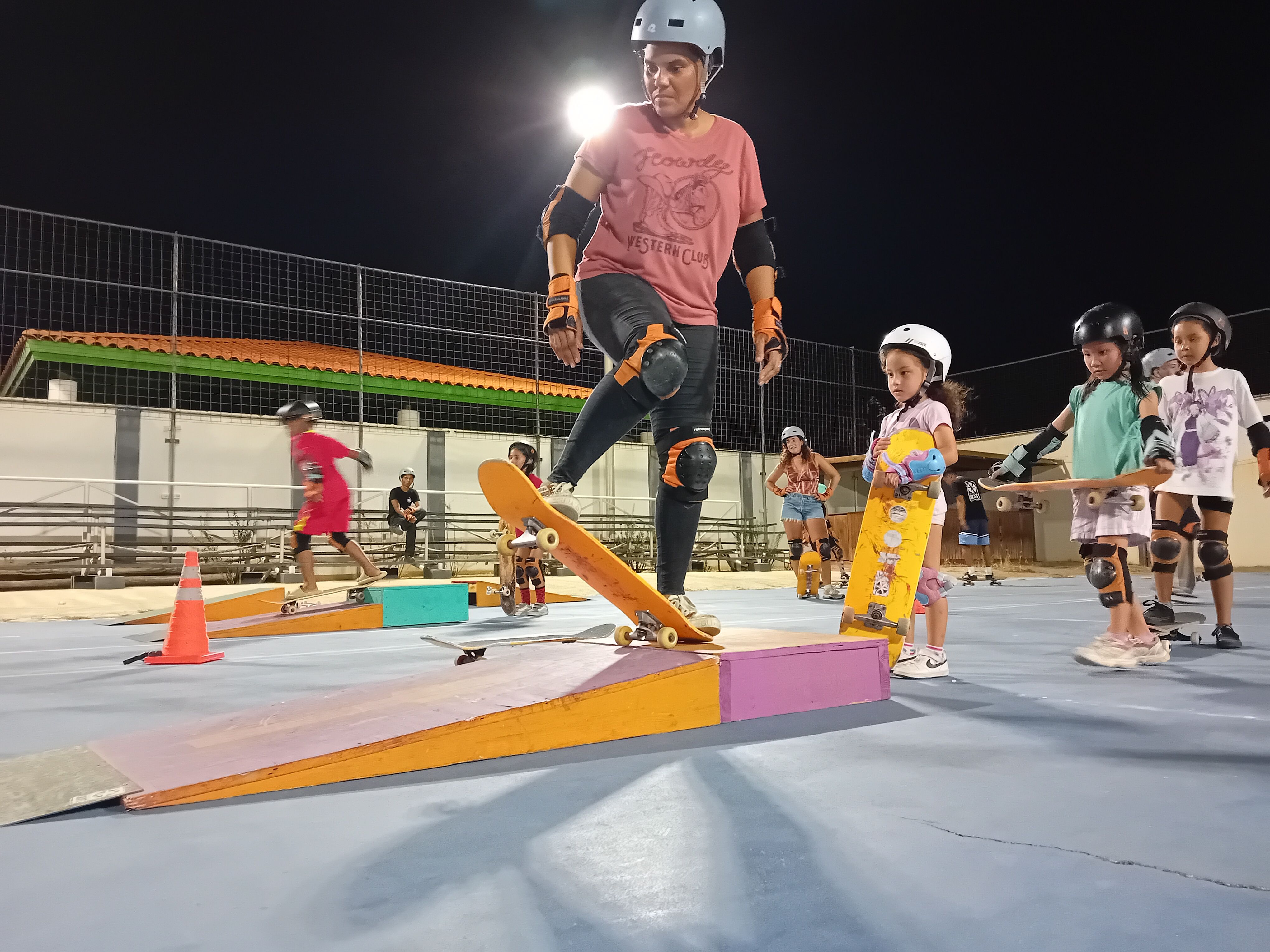 House of Skate Gear booth helper