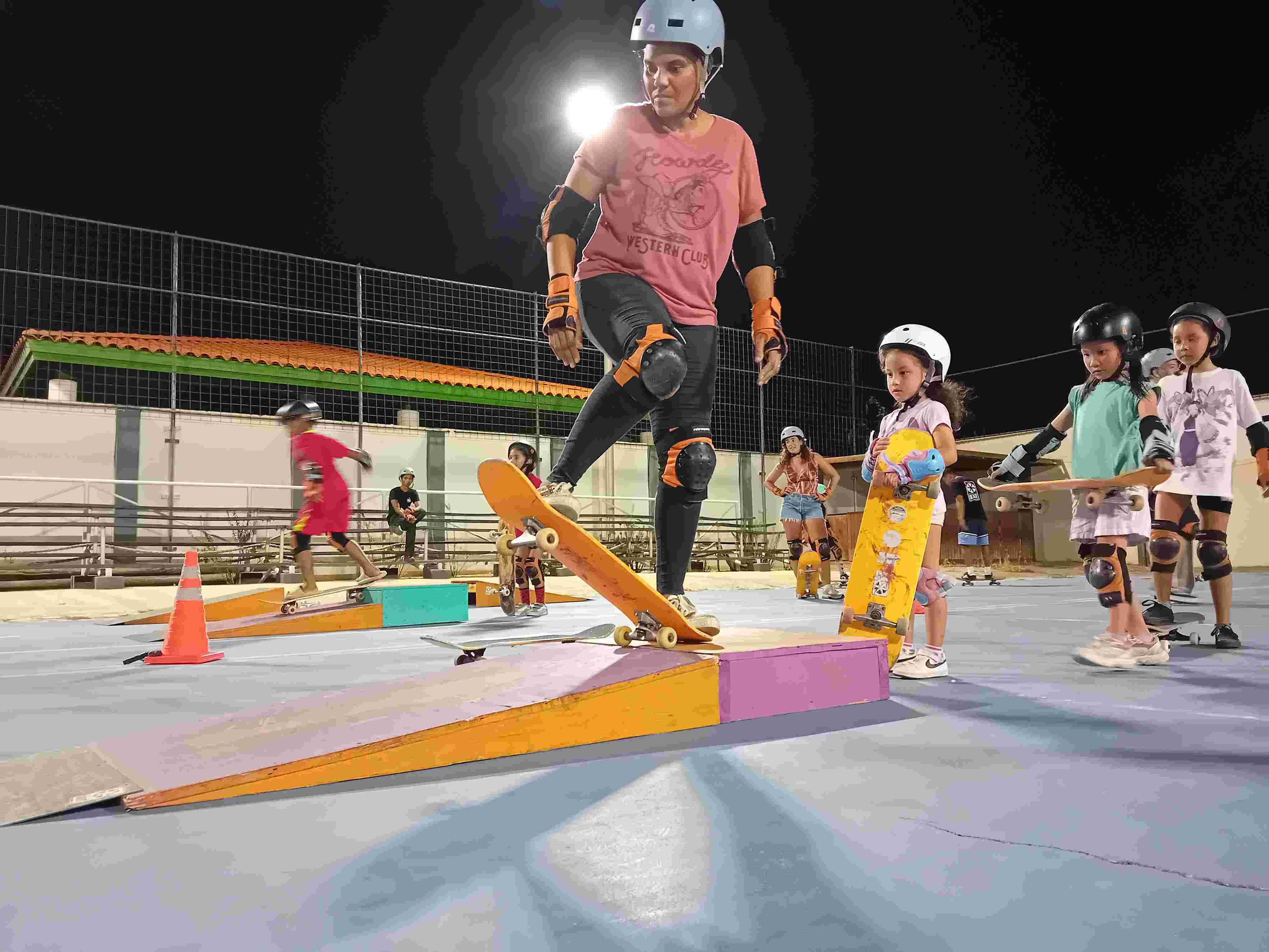 House of Skate Gear booth helper