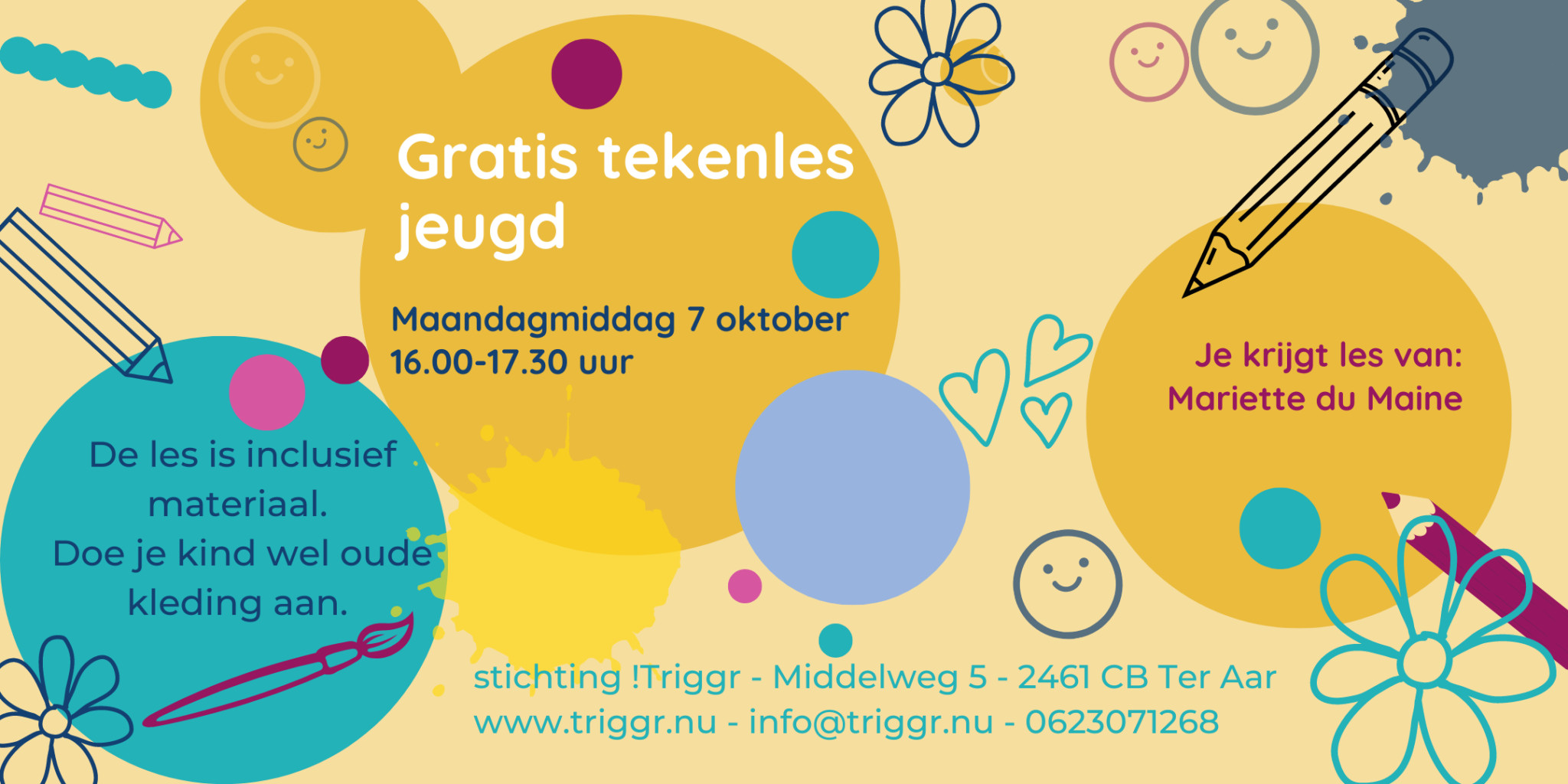 Gratis tekenles jeugd