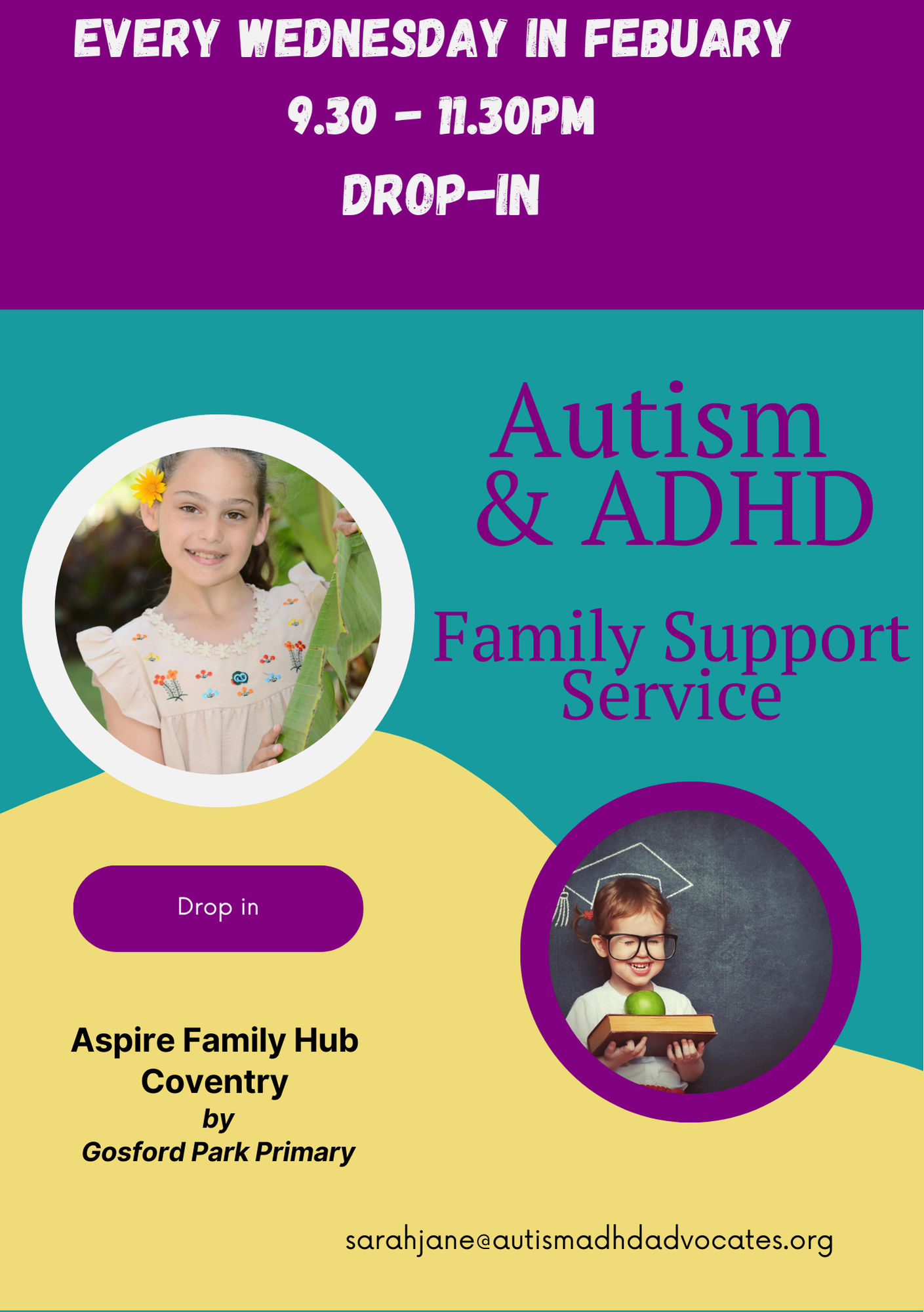 ADHD/Autism - Family - Weekly Drop in - Aspire Family Hub