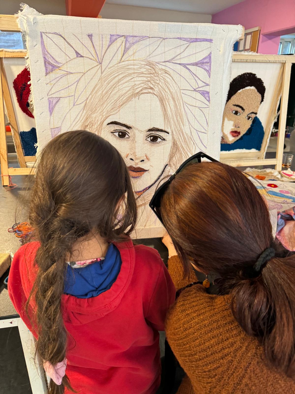 Begeleiden creatief project voor families