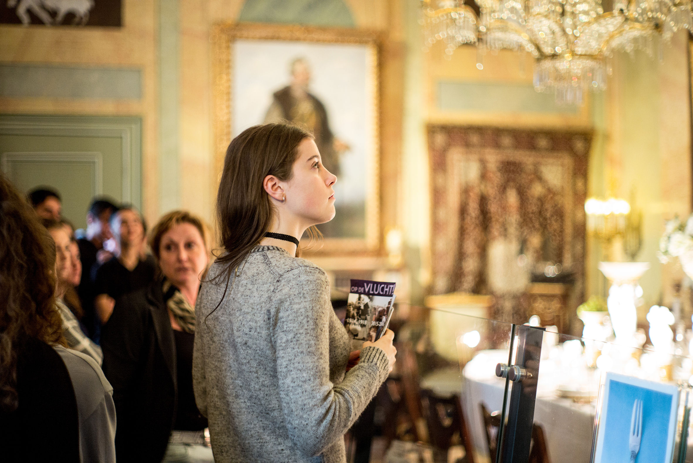 Stage lopen bij een historisch museum