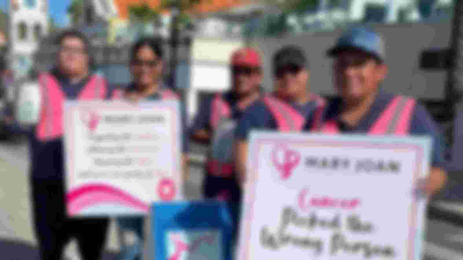 Collect donations at designated locations in Oranjestad and Santa Cruz