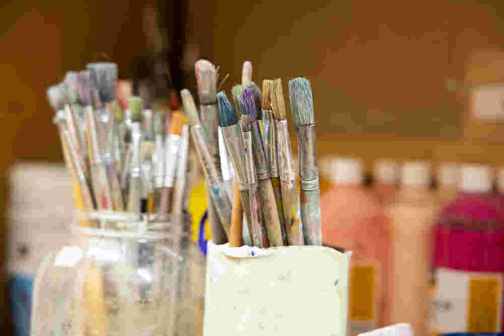 Vrijwilliger schildergroep