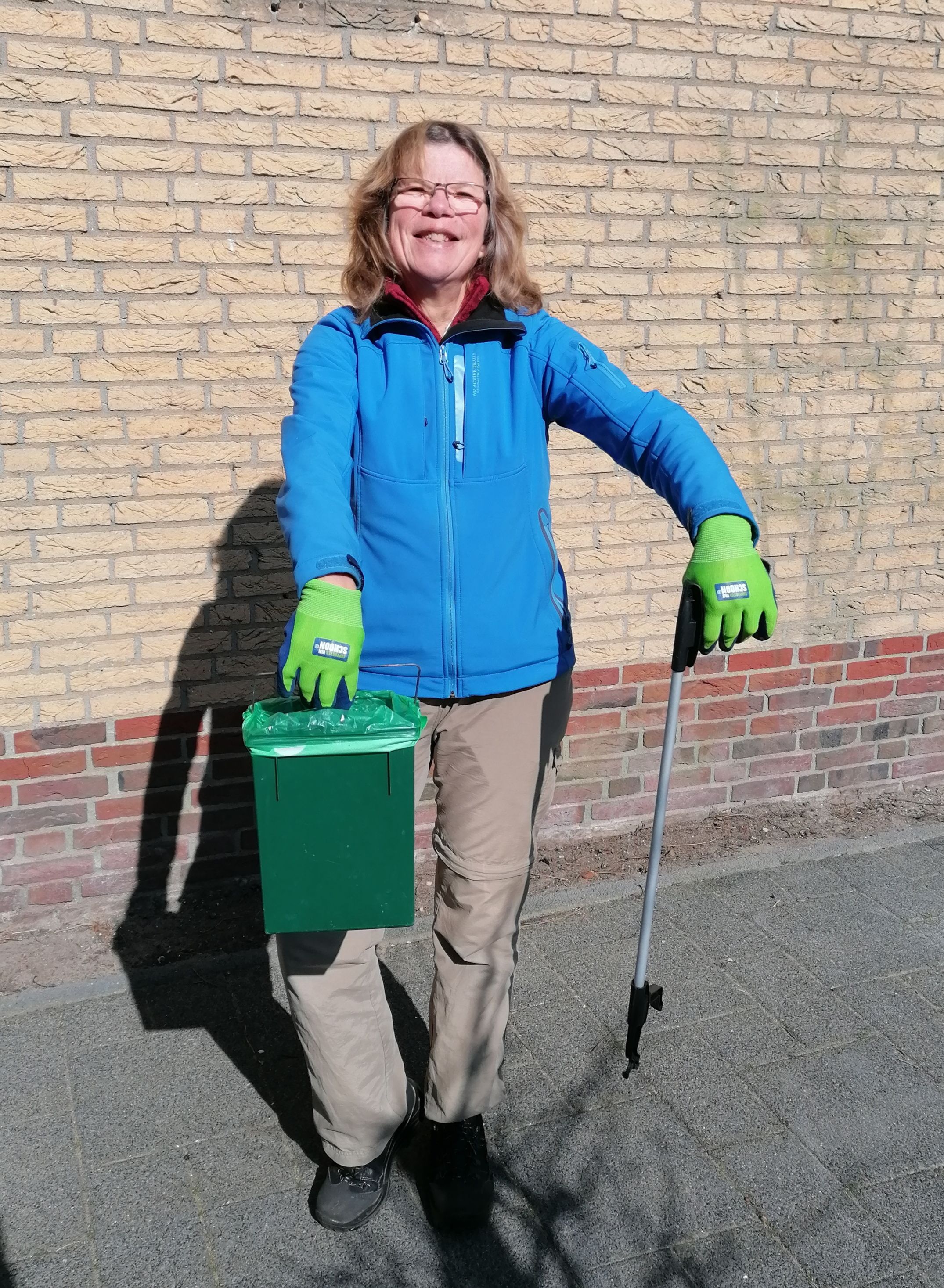 Wandeling 'zwerfafval verzamelen'   