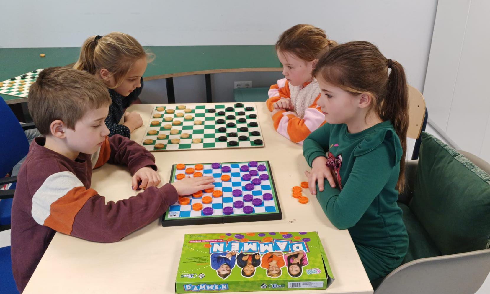 Ondersteuner damtoernooi Comité Schooldammen a.s. zaterdag 8 februari