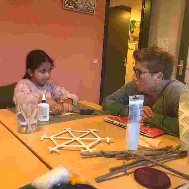 Kinder knutsel middag