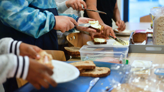Schoolontbijt door Vrijwilligers