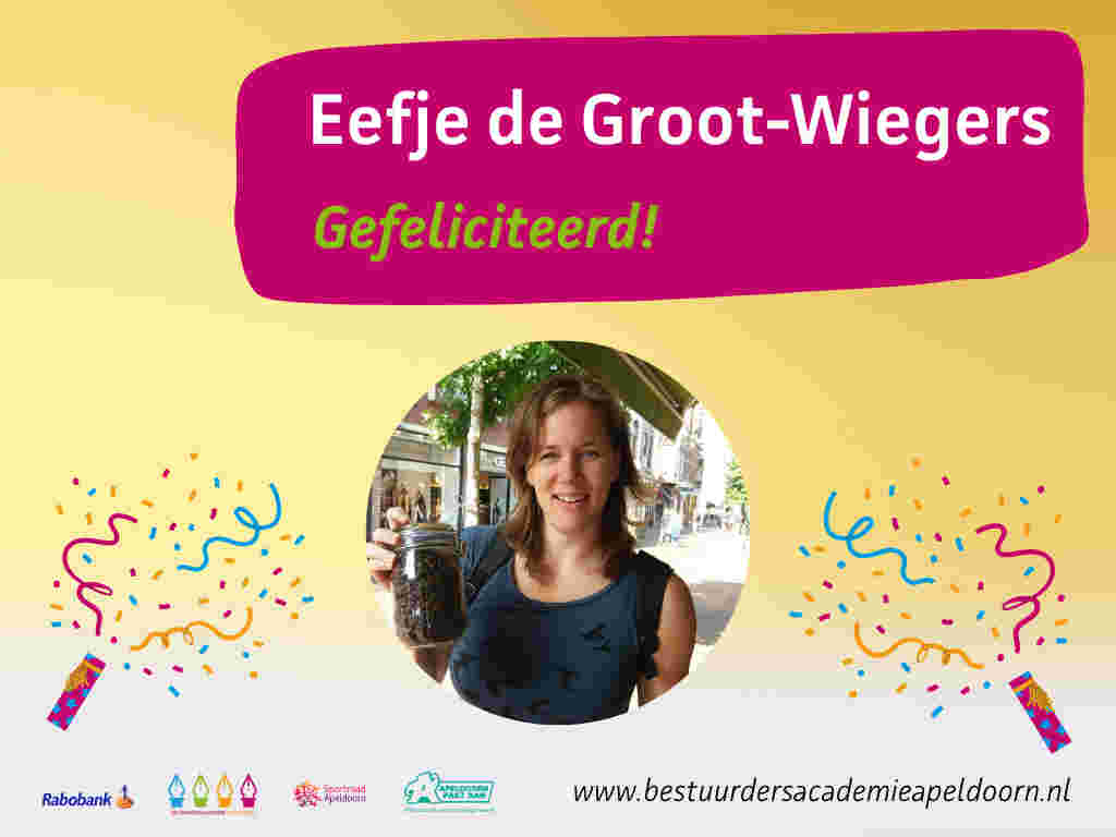 Uitblinker in besturen Bestuurdersacademie Apeldoorn