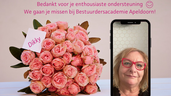 Dikky neemt afscheid van Bestuurdersacademie Apeldoorn