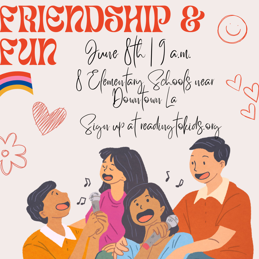  READING TO KIDS: June 8, 2024 Reading Clubs