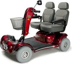 Ga je mee voor een ritje op de Duo Scootmobiel?