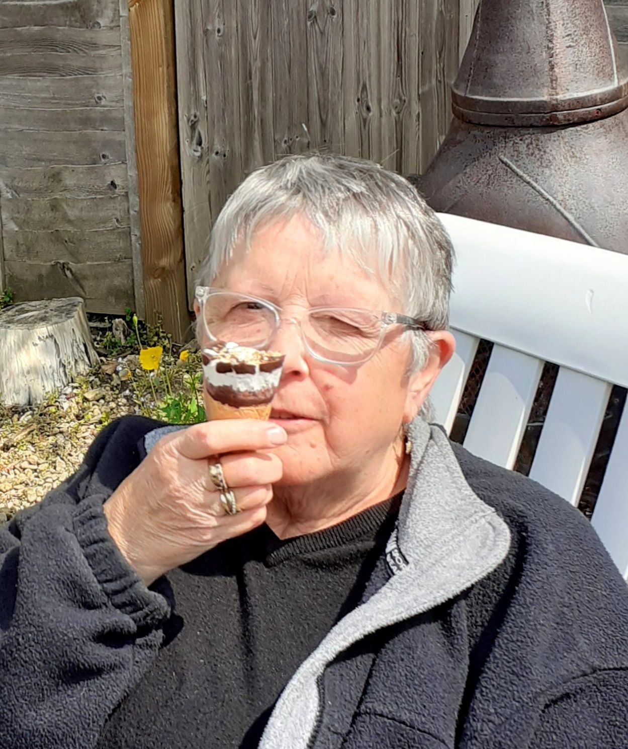 Alison at a carers group