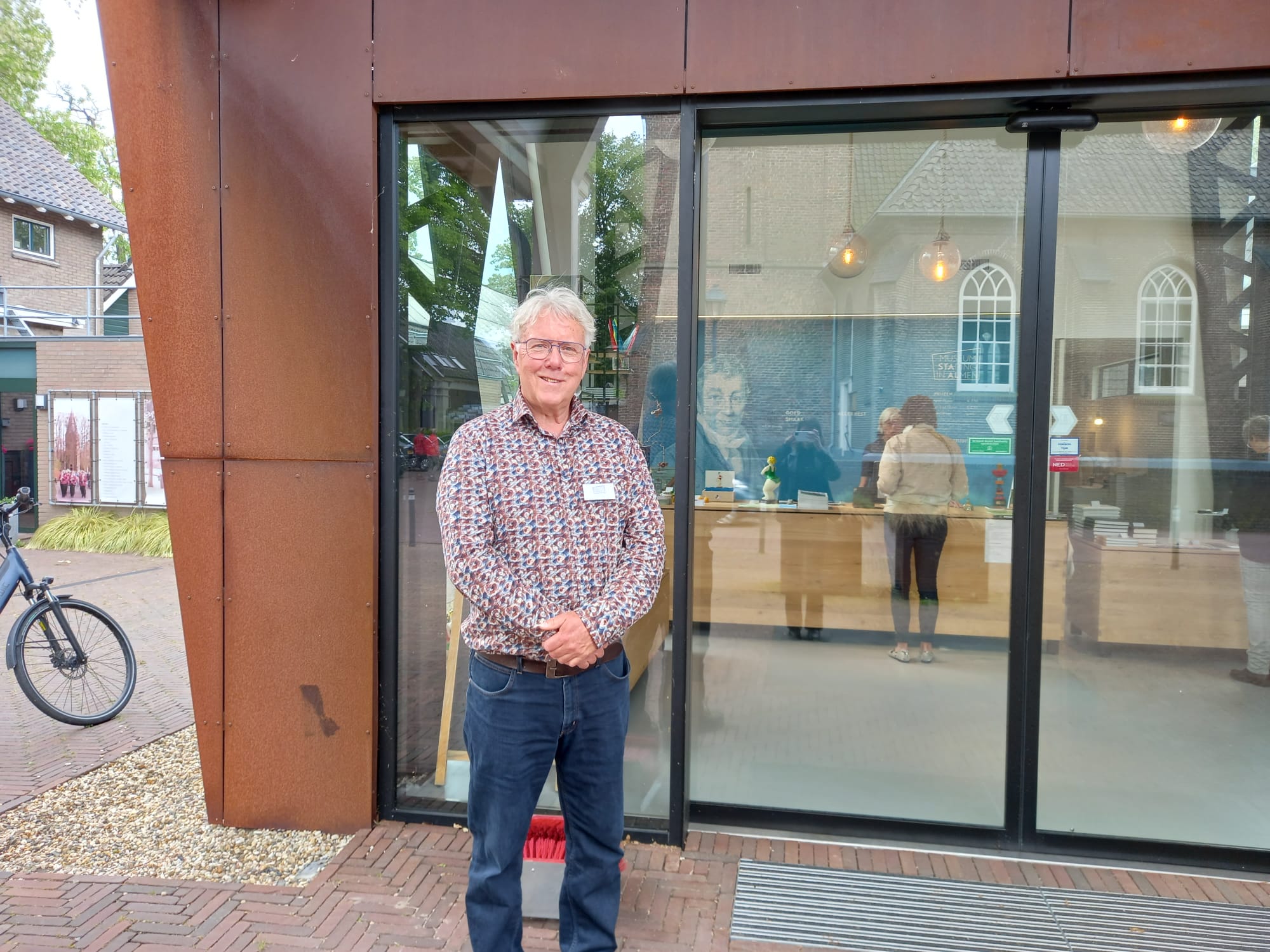 Jan van der Wielen, vrijwilliger bij museum Staal