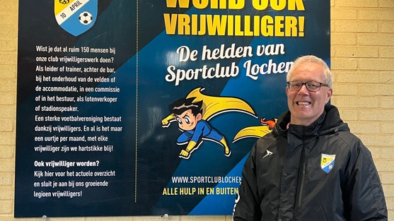 Edwin Vos zet zich al jaren in voor zijn club (foto: Mariëlle Frielinck)