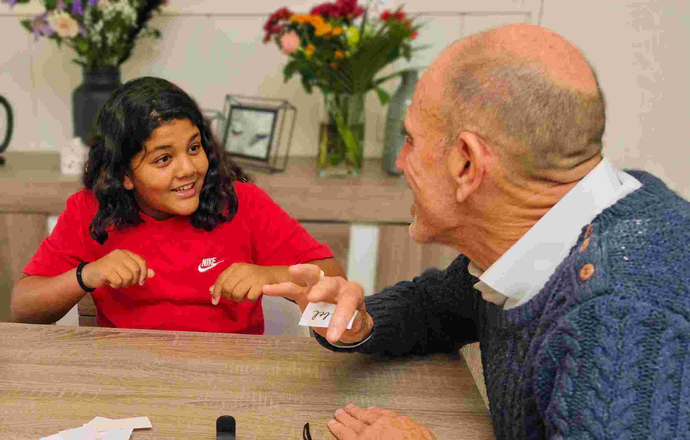 Mentor voor een jonge nieuwkomer