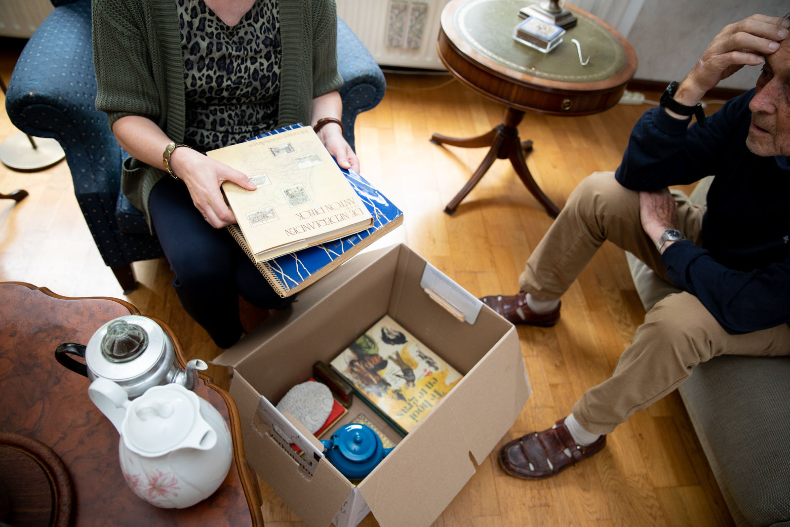 Hulp bij opruimen en sorteren