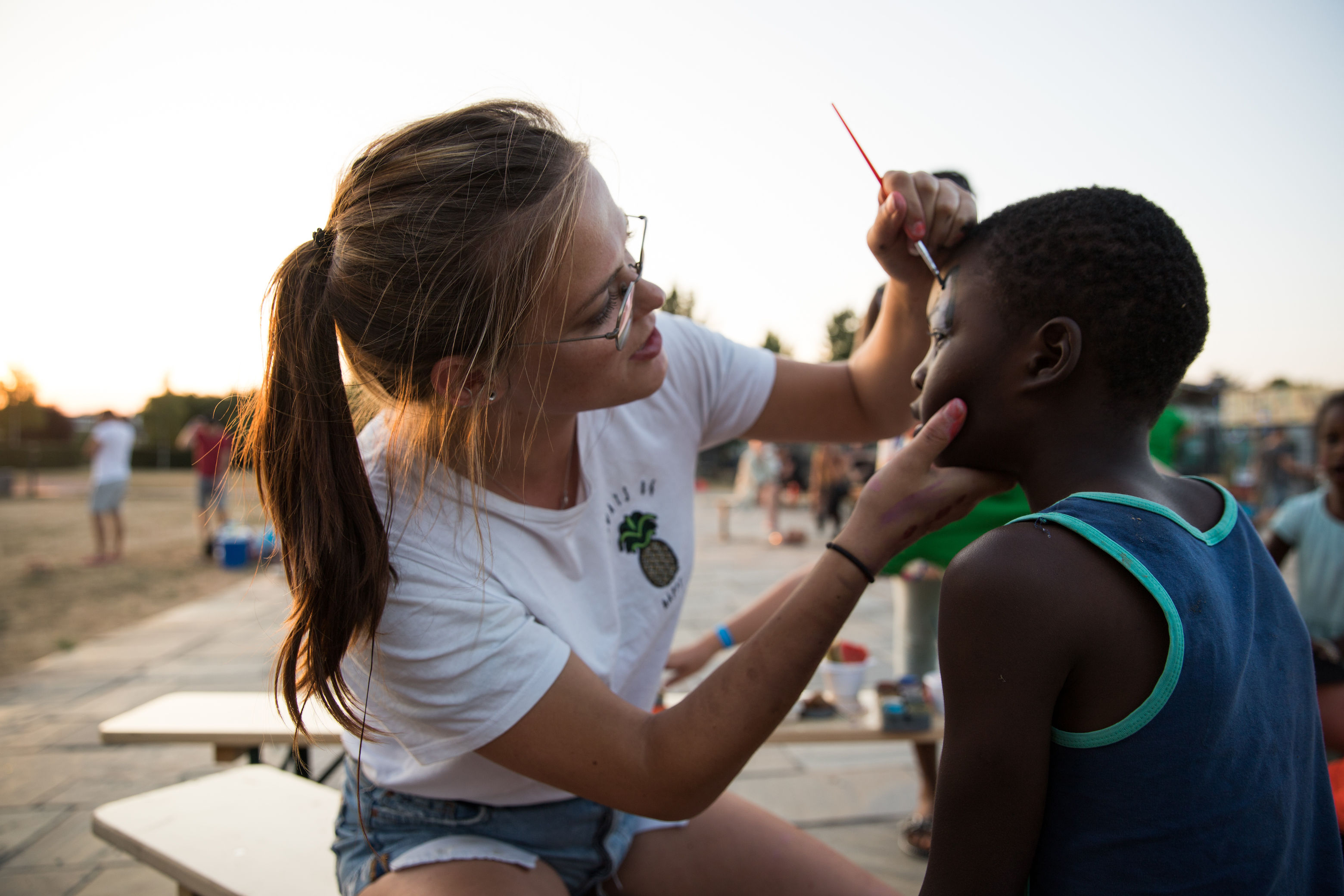 Vrijwilligers Buurtcamping Transwijk