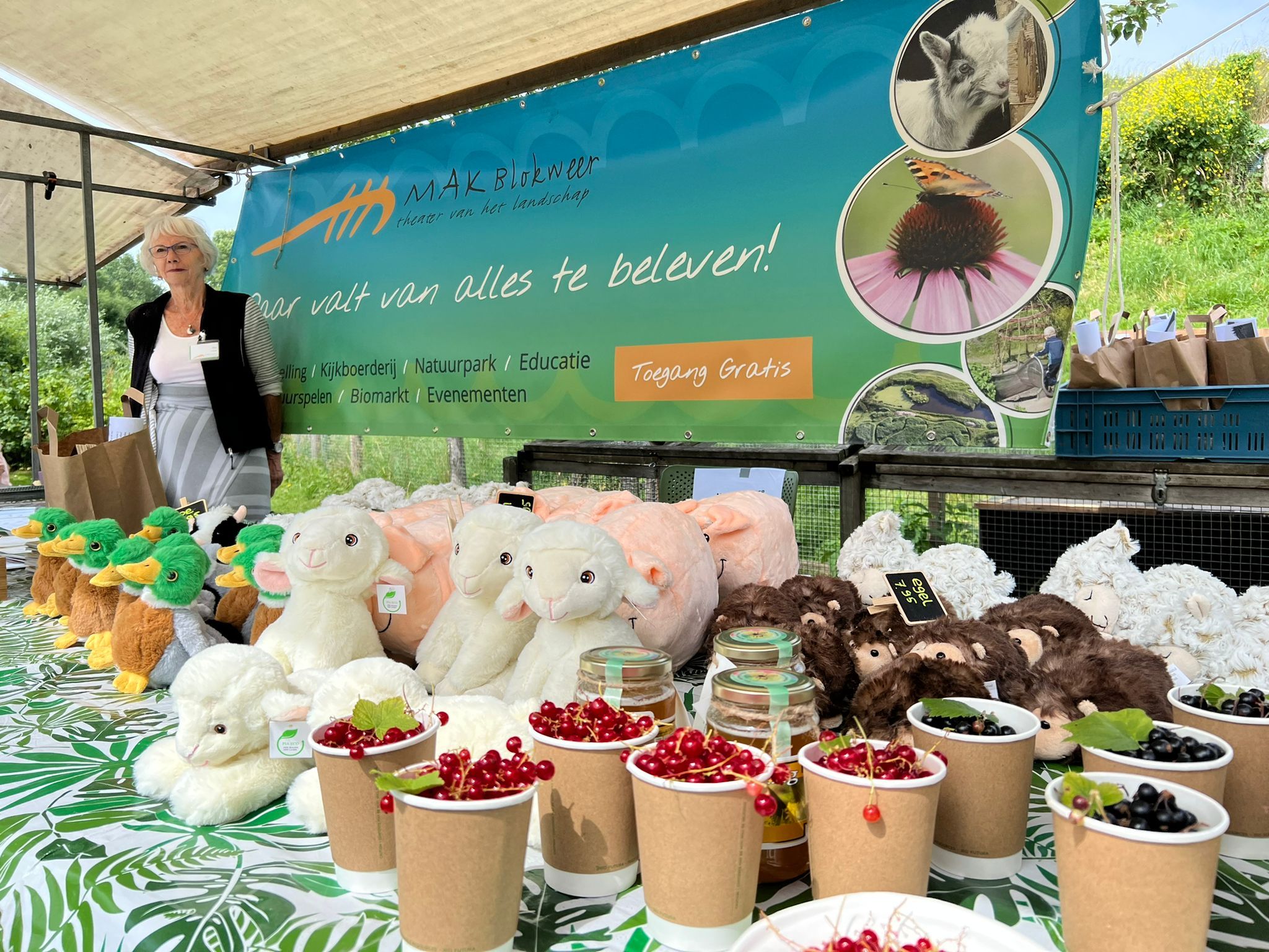 Medewerker balie, tijdens evenementen