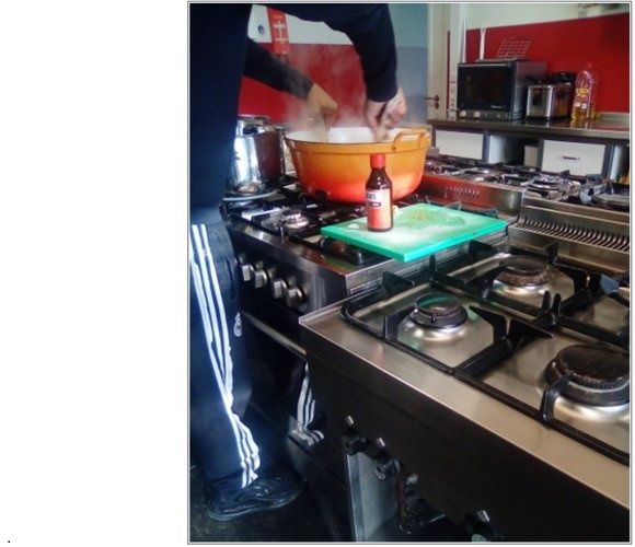 Begeleiding in de keuken