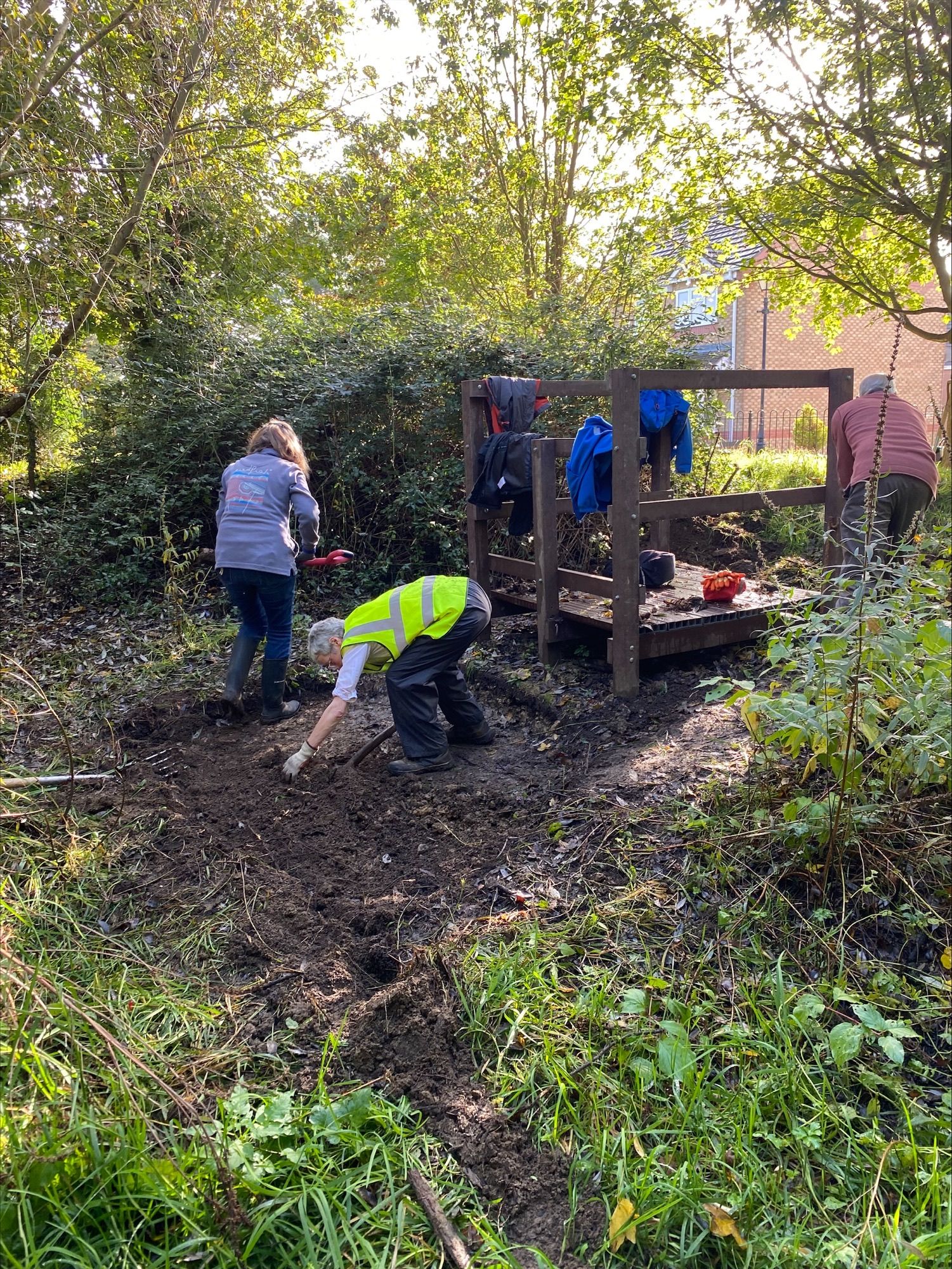 Oak Tree Park pond 1 Workday