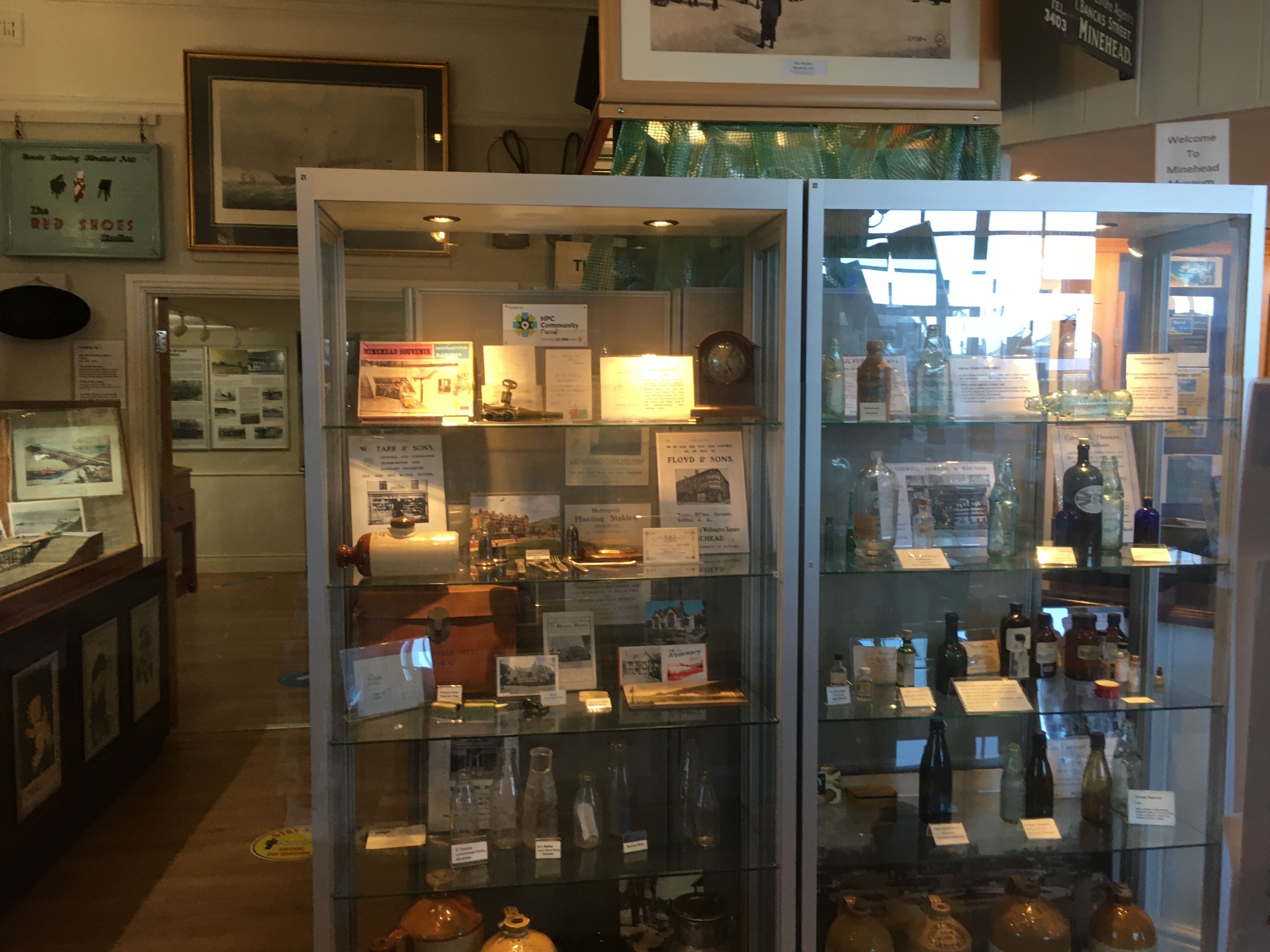 Minehead Museum volunteer