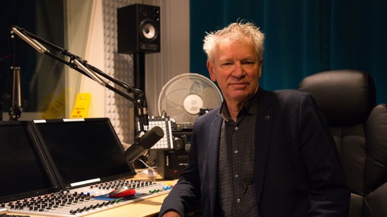 Simon is de voorzitter van RTV Rijnstreek. Foto: Paul Holst