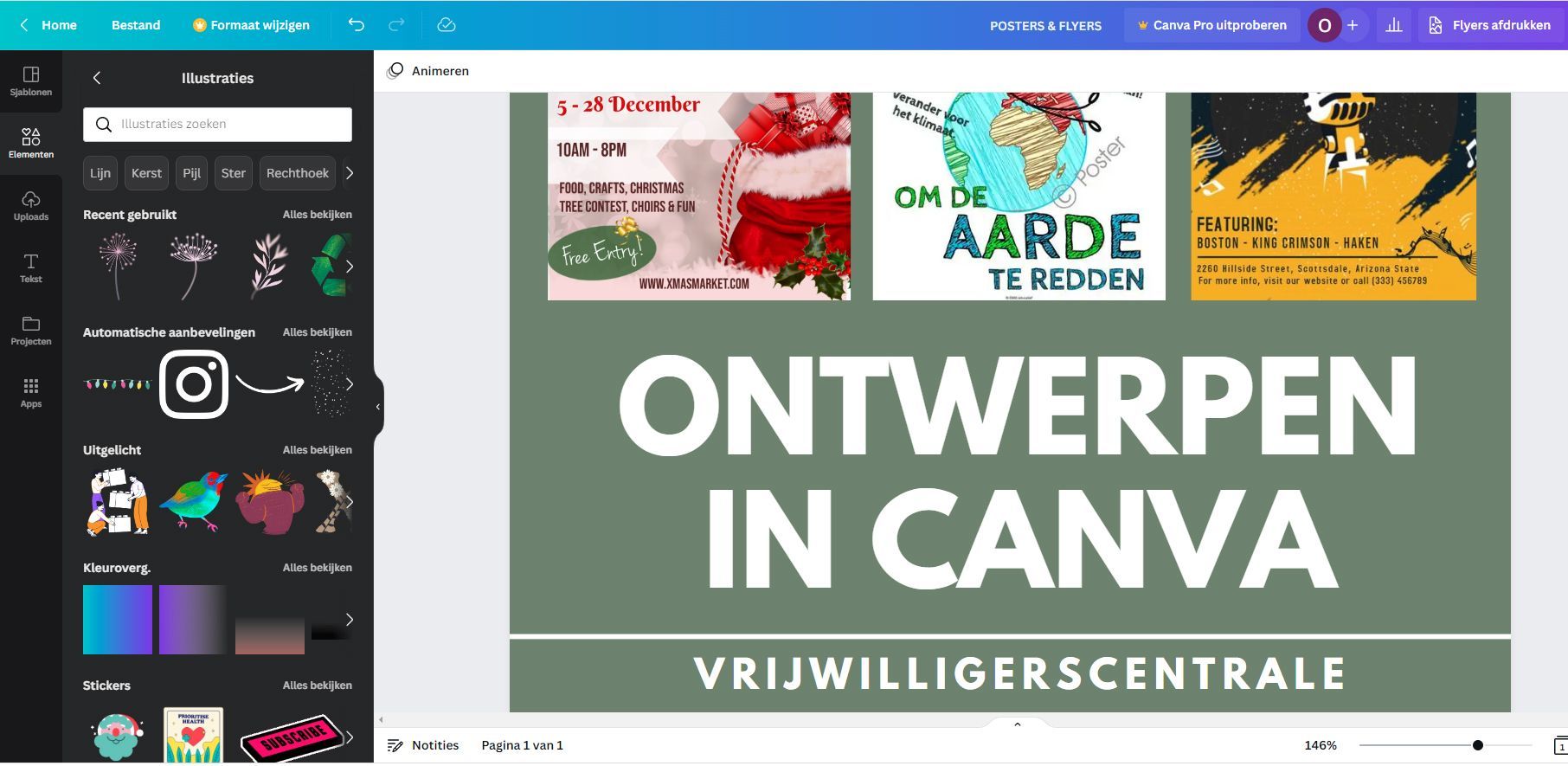 Workshop 'Poster ontwerpen in Canva' 