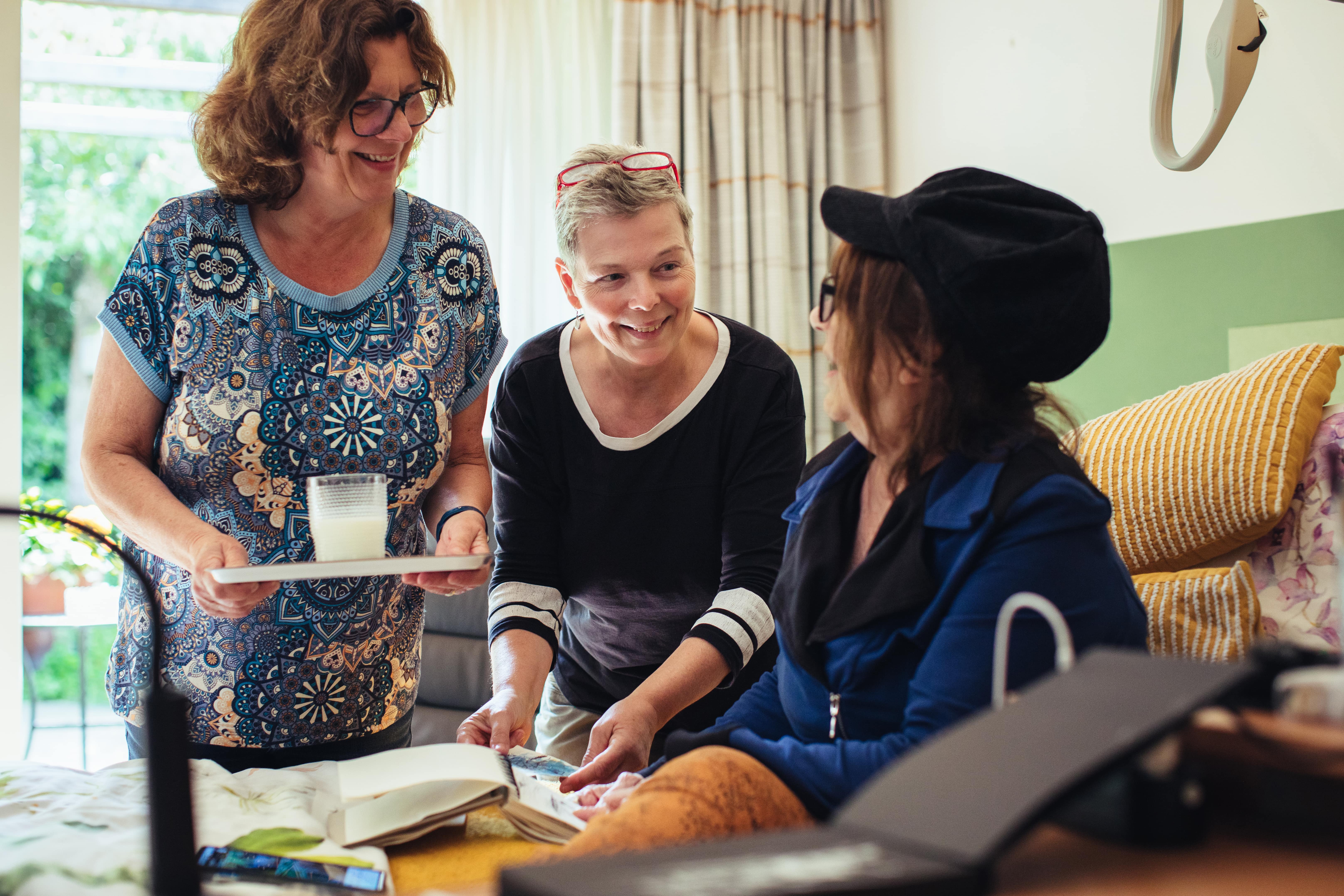 vrijwilliger in een hospice