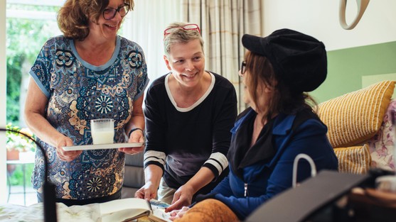 vrijwilliger in een hospice