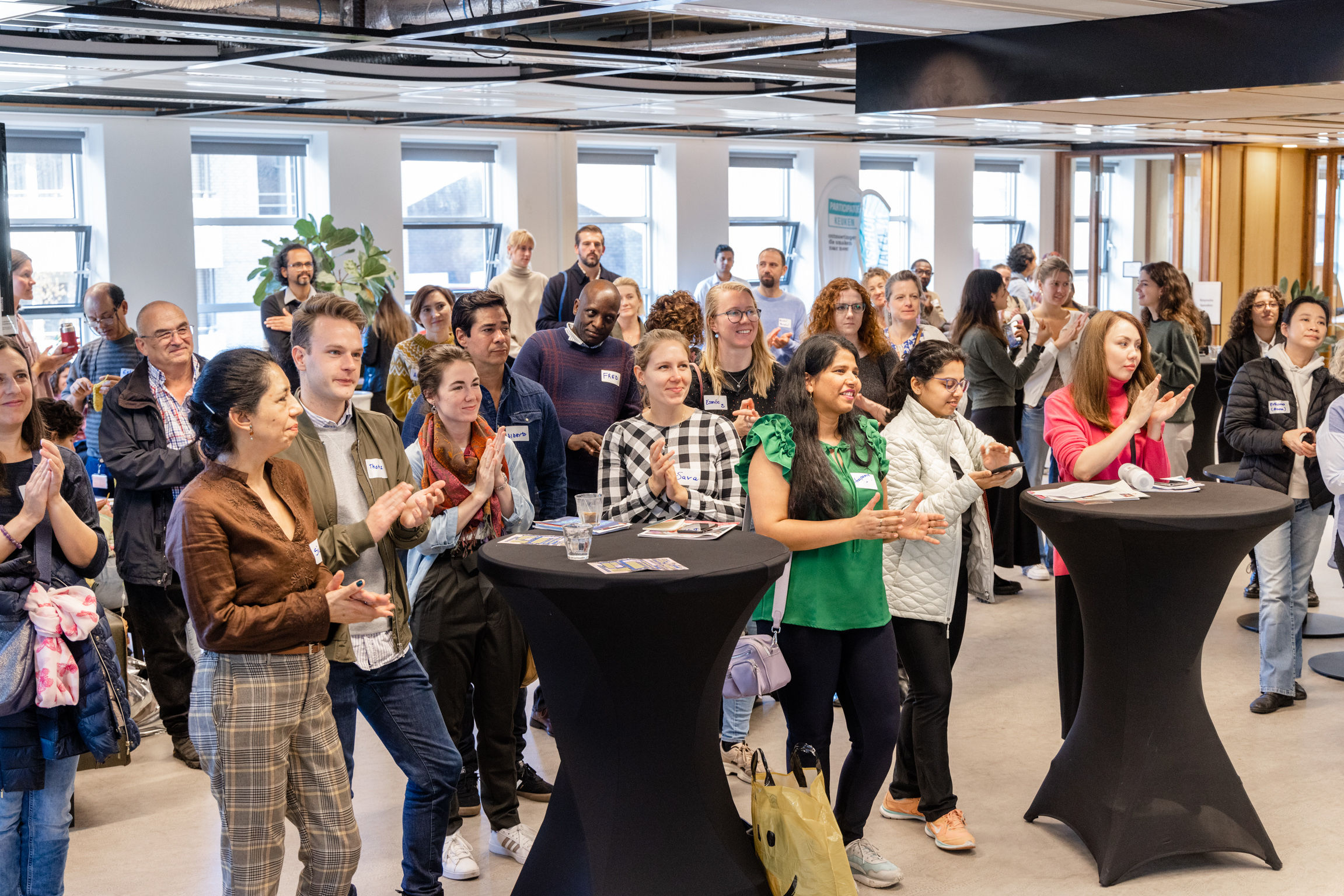 On the 6th of October, Volunteer The Hague held its semi-annual Mix & Match Volunteer Job Fair at The Humanity Hub. The event brought together local residents and various non-profit organisations to connect internationals with volunteer opportunities in the community.    The Mix & Match fair featured 25 organisations, all focusing on a variety of fields and interests, including human rights, social justice, elderly care, animal and environmental causes, and so much more. Each organisation had a booth where they could share information about their mission and the types of volunteer work available. The event attracted more than 150 visitors from The Hague region. Many of the attendees were interested in volunteering for the first time, while others were looking for new opportunities.    We were honoured to have Jan van Zanen, the mayor of The Hague, open the event with a welcome address to the international community. International volunteers often have a great deal of knowledge and expertise to make a significant contribution to society, said Jan van Zanen. The mayor highlighted the contribution of voluntary work to the strength of the city and thanked those willing to volunteer.    Besides the booths representing local non-profits, there were two workshops for the attendees willing to make a career transition or find new opportunities. Elena Mellara gave a presentation on how to use volunteering and internships as leverage for job success, followed by free one-on-one CV advice power meetings. Another highlight of the event was the presentation on how volunteering can sharpen your current skills and impact your professional life by Tetyana Benzeroual, Project Lead of Volunteer The Hague.     Feedback    The October edition of the Mix & Match Volunteer Job Fair was a great success, with many participants expressing gratitude for the chance to come together and make a positive impact on their community. The event showcased the many ways that volunteering can be a fulfilling and rewarding experience for people of all ages and walks of life. It goes without saying that the Mix & Match Fair was also a fantastic opportunity to meet other expats and share experiences and tips about living in The Hague region. All in all, 92% of the attendees rated the event as “Very Good” and “Good”, and 69% reported that they intend to make use of the information they received at the event immediately.     Some testimonials    “There was a great amount of diversity in what was being offered, it did feel like there was something for everyone”     “Very well-organised and inspiring”    “I appreciated the enthusiasm of the people working and volunteering for the organizations represented”    Save the date    The next edition of the Mix & Match Volunteer Job Fair will take place on the 13th of May at The Social Hub. We look forward to welcoming you there!