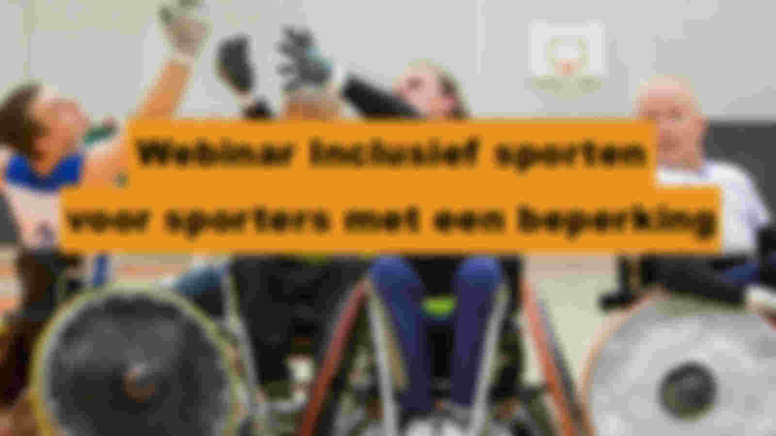 Inclusief sporten voor sporters met een beperking’