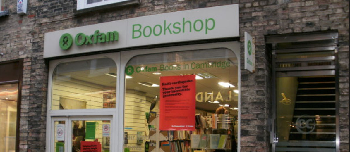 Oxfam Book Shop Cambridge