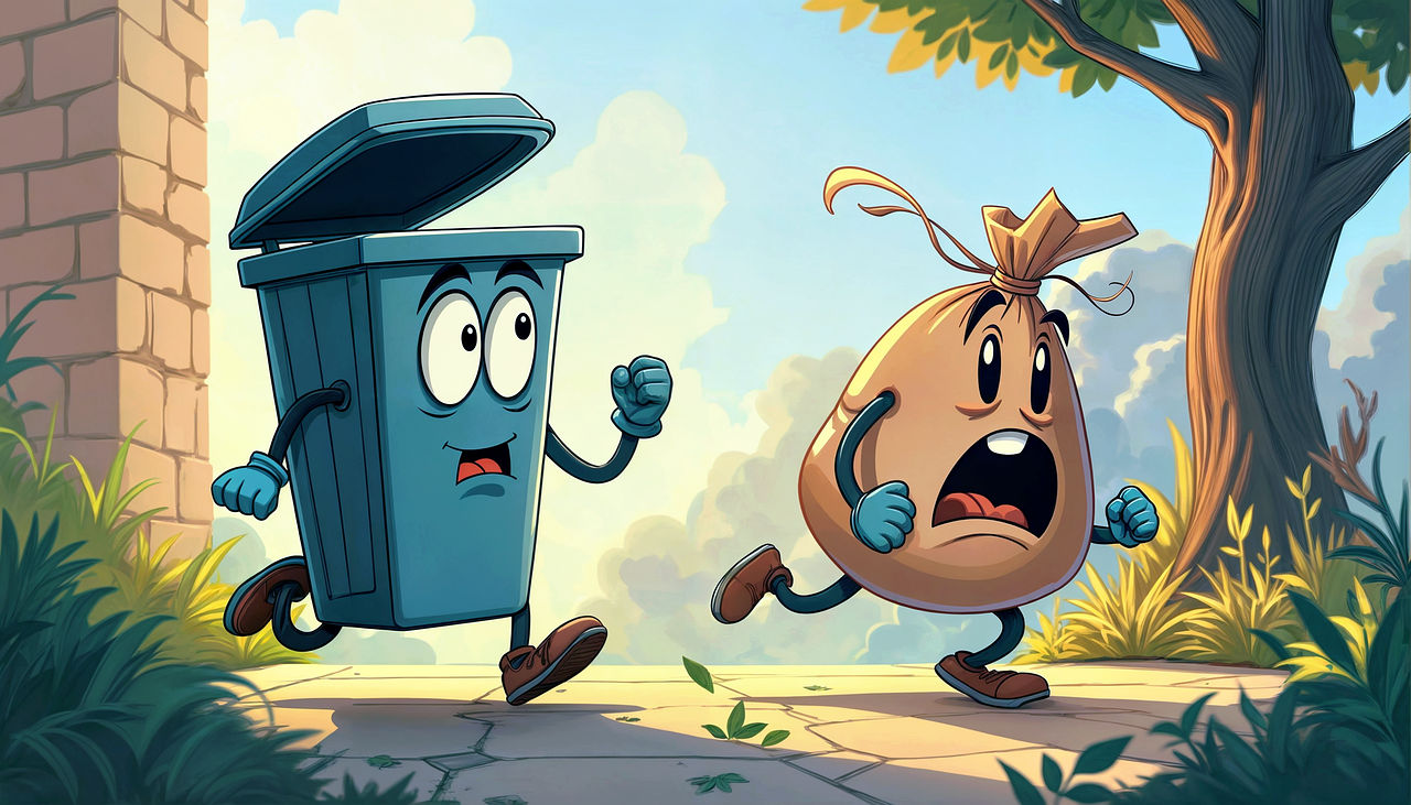 Laat jij deze mevrouw niet (zitten met de) zakken