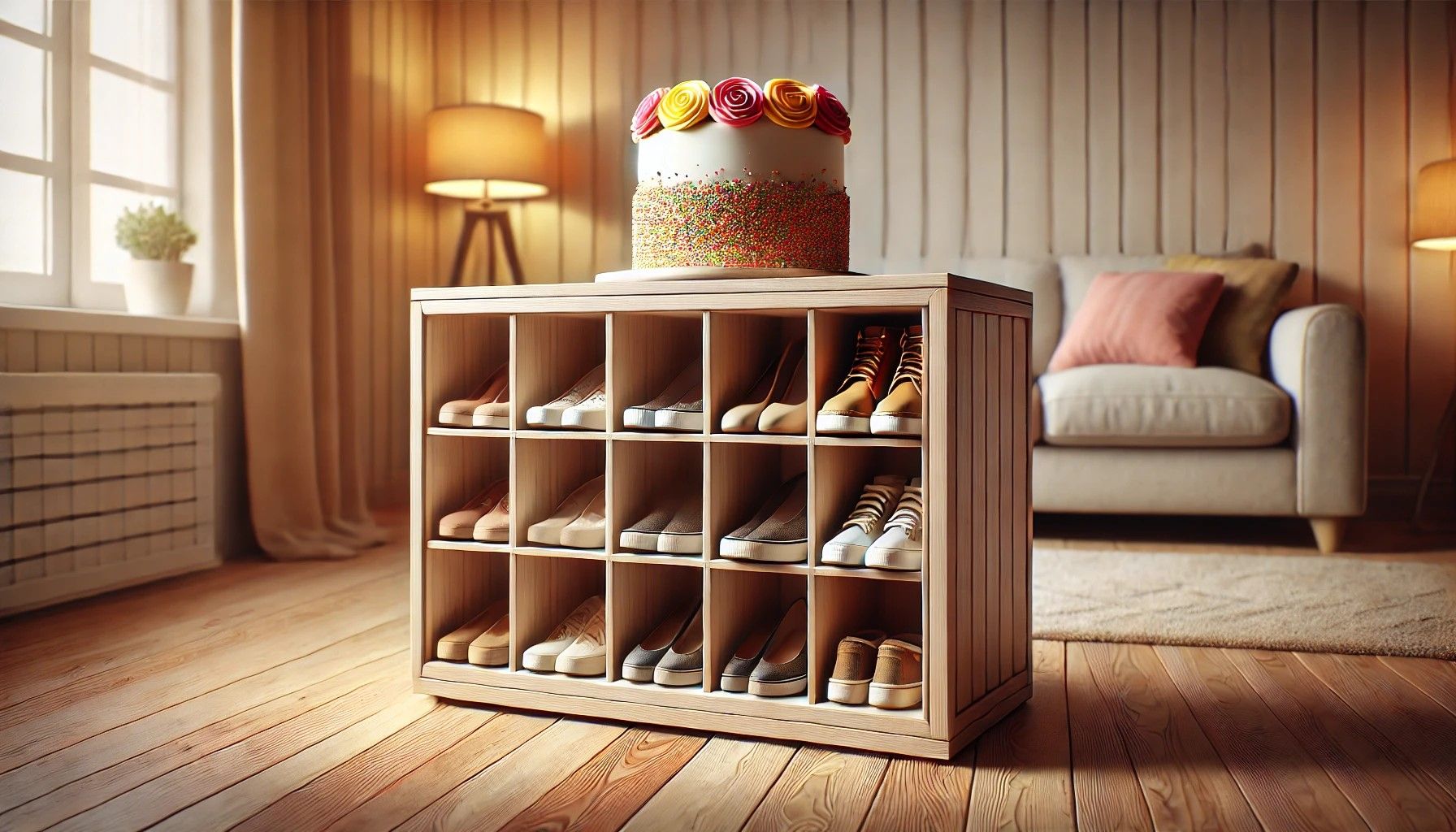 Opgeruimd staat netjes! Wil jij helpen om een schoenenkast in elkaar te zetten?