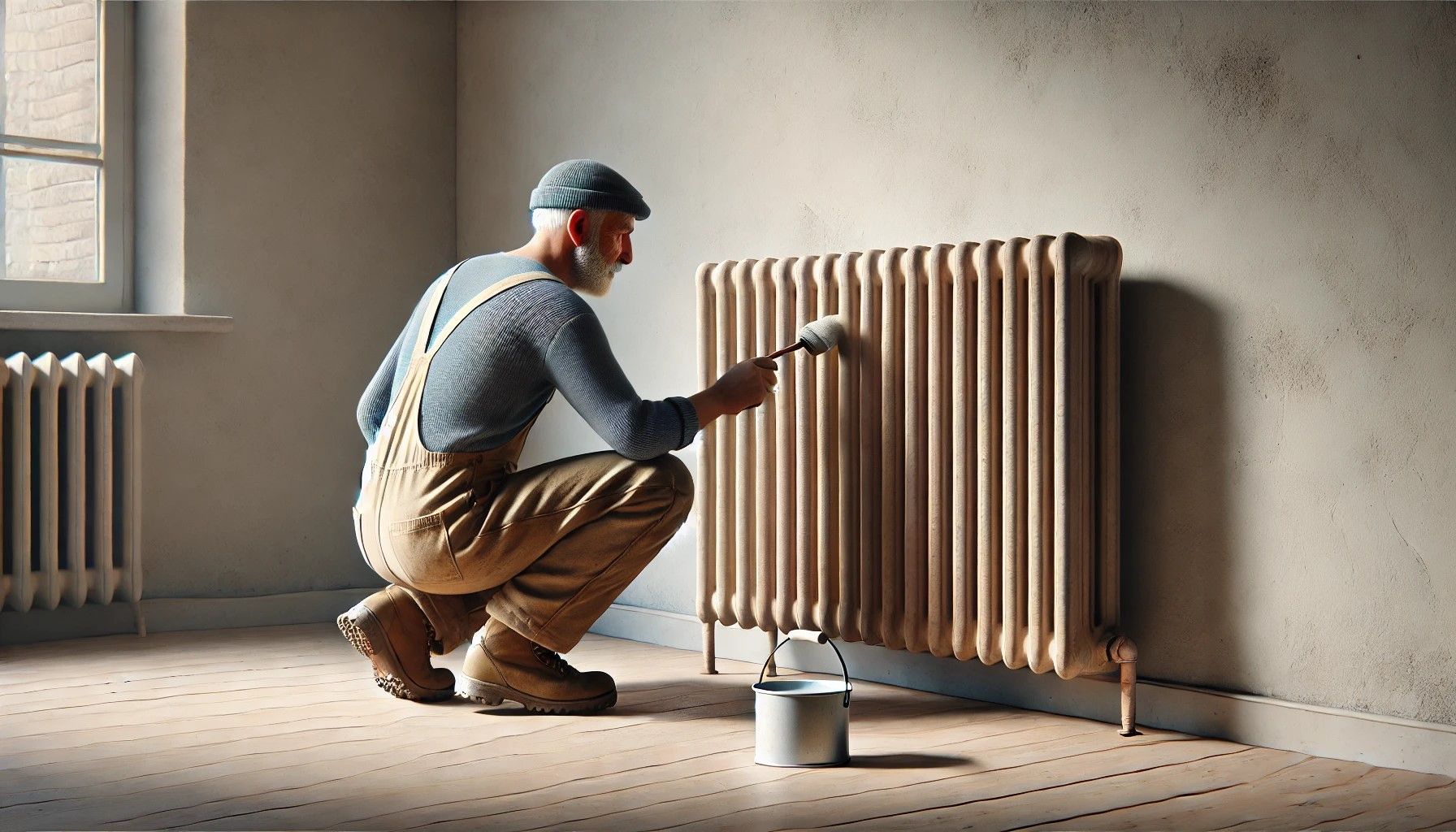 Rust roest, maar voor de radiator niet! Wie geeft er weer wat glans aan? 