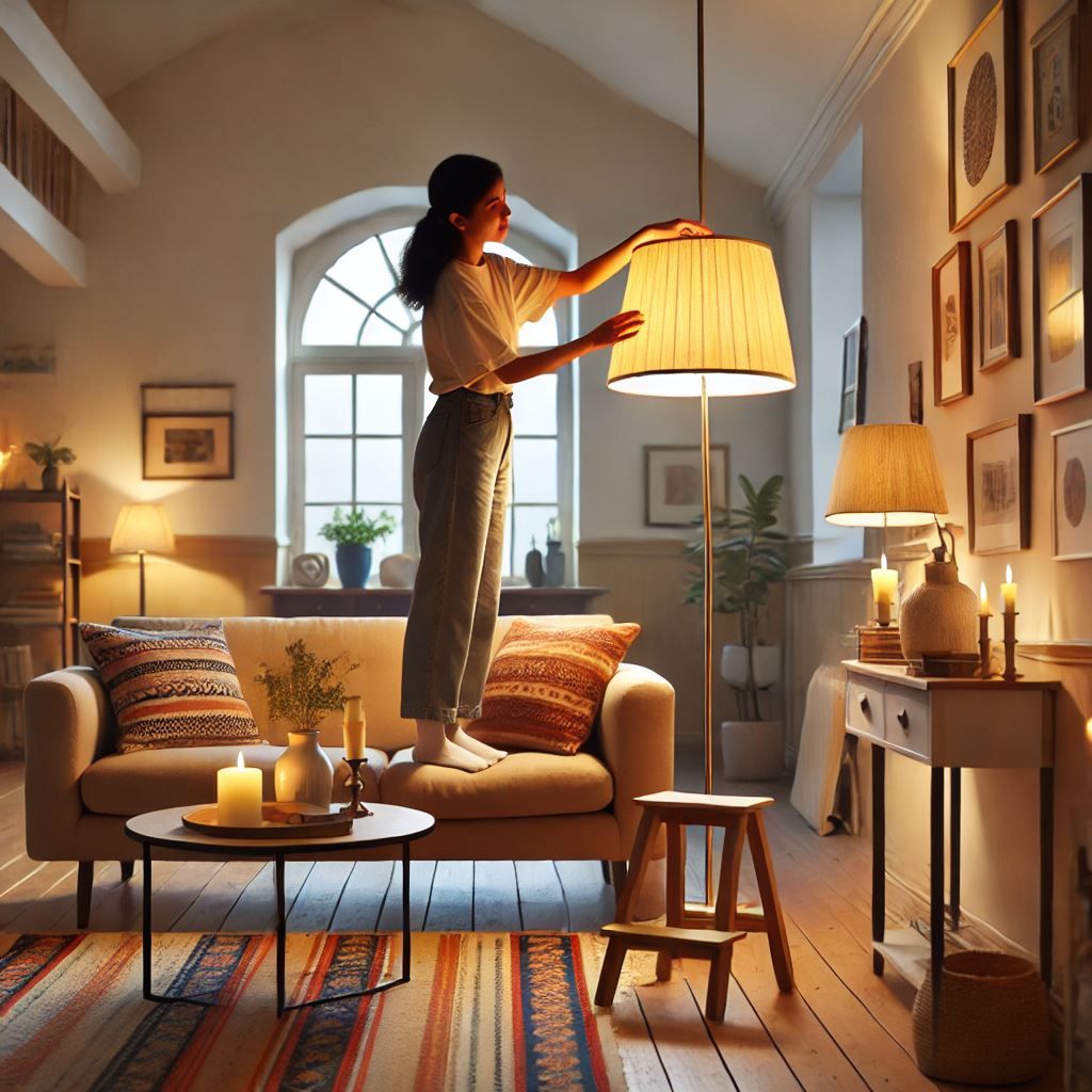 Laat mevrouw het licht weer zien!