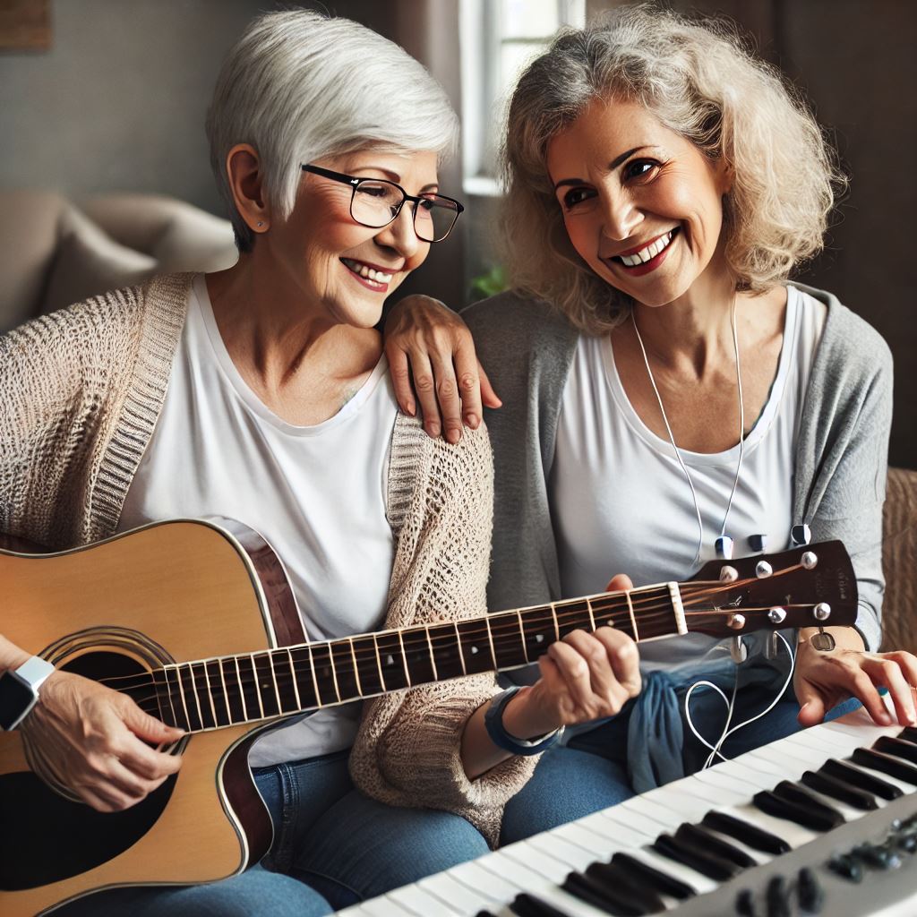 Samen een instrument bespelen, daar zit muziek in!