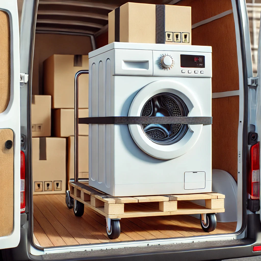 Spierballen gezocht: Help een jong gezin met ophalen van wasmachine en droger