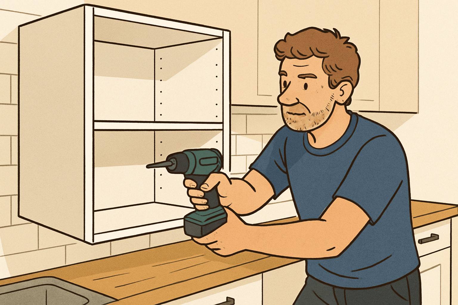 Handige Harry gezocht voor keukenklusje!