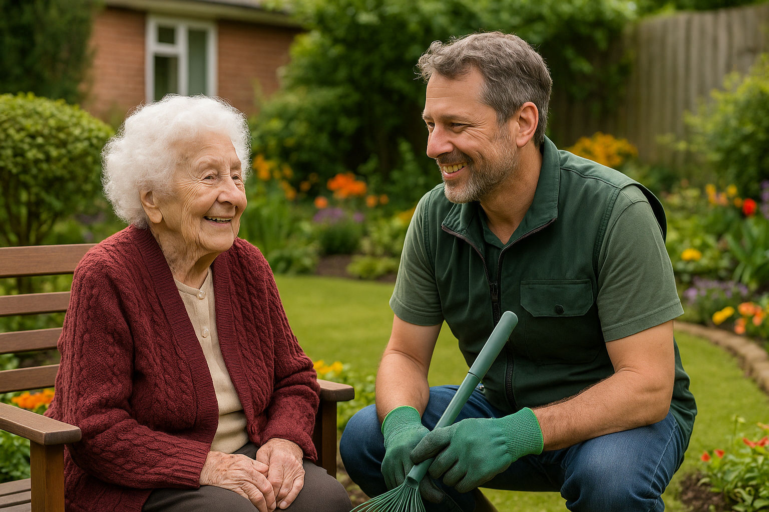 Help een Dame van 93 aan een Fleurige Tuin!