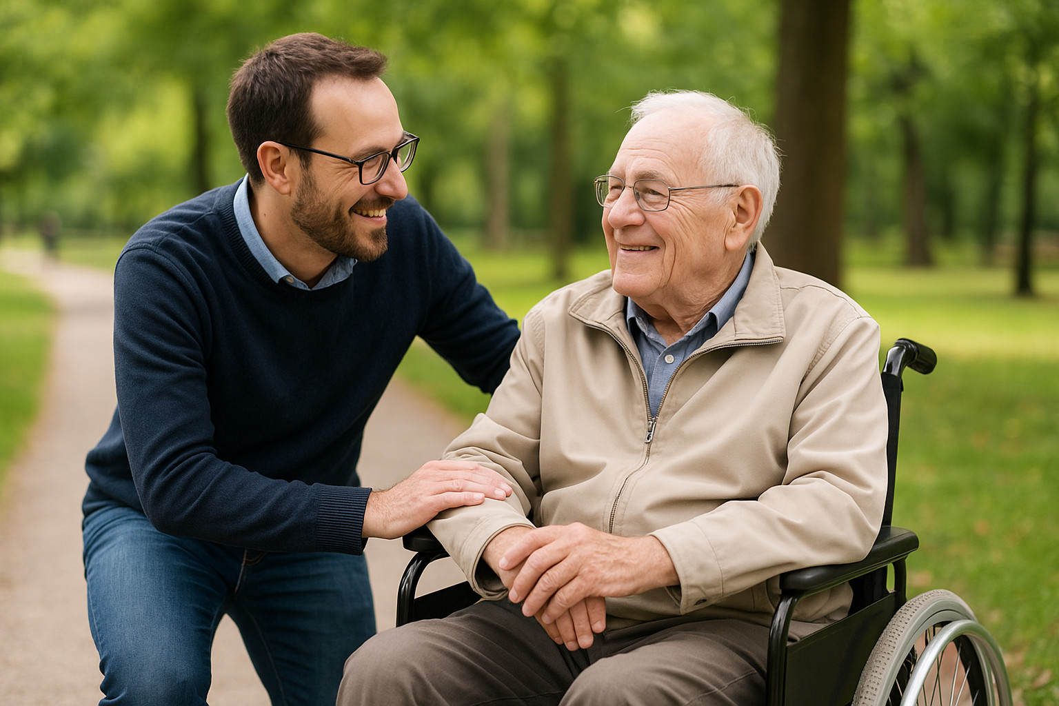Breng gezelligheid in het leven van een vriendelijke meneer