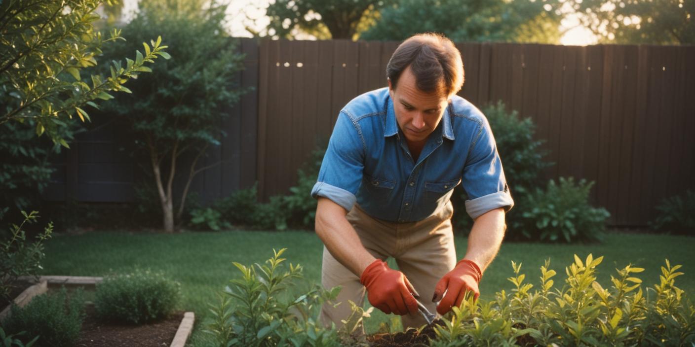 Maak het tuinplezier compleet voor een buurtbewoonster
