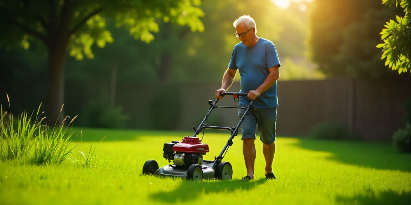 Vrijwilliger met grasmaaier gezocht voor tuin in Hoorn