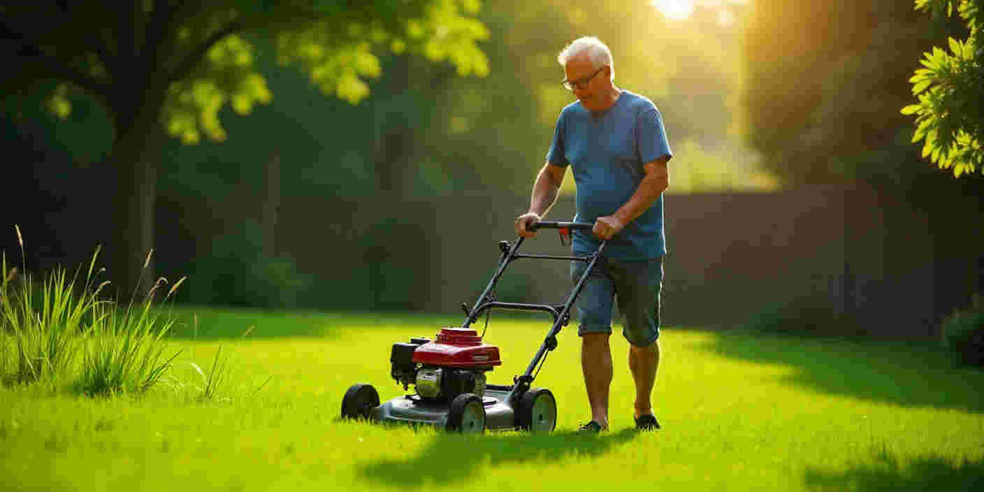 Vrijwilliger met grasmaaier gezocht voor tuin in Hoorn