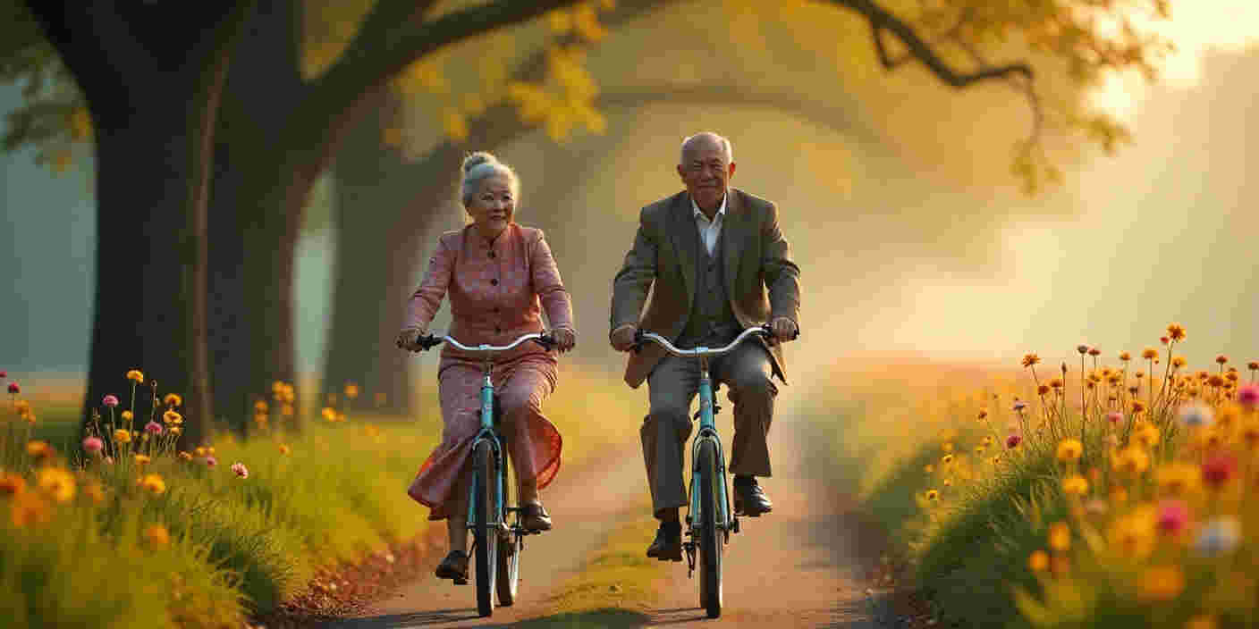 Fietsen bij zon, spelletjes bij regen!